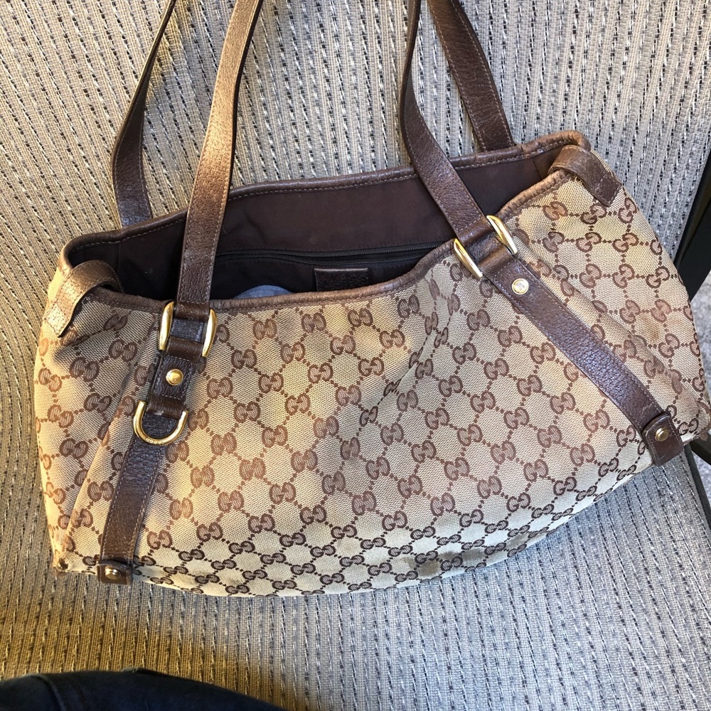 Gucci brown satchel